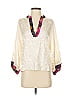 Warm Ivory 3/4 Sleeve Blouse Size XS (0) - photo 1