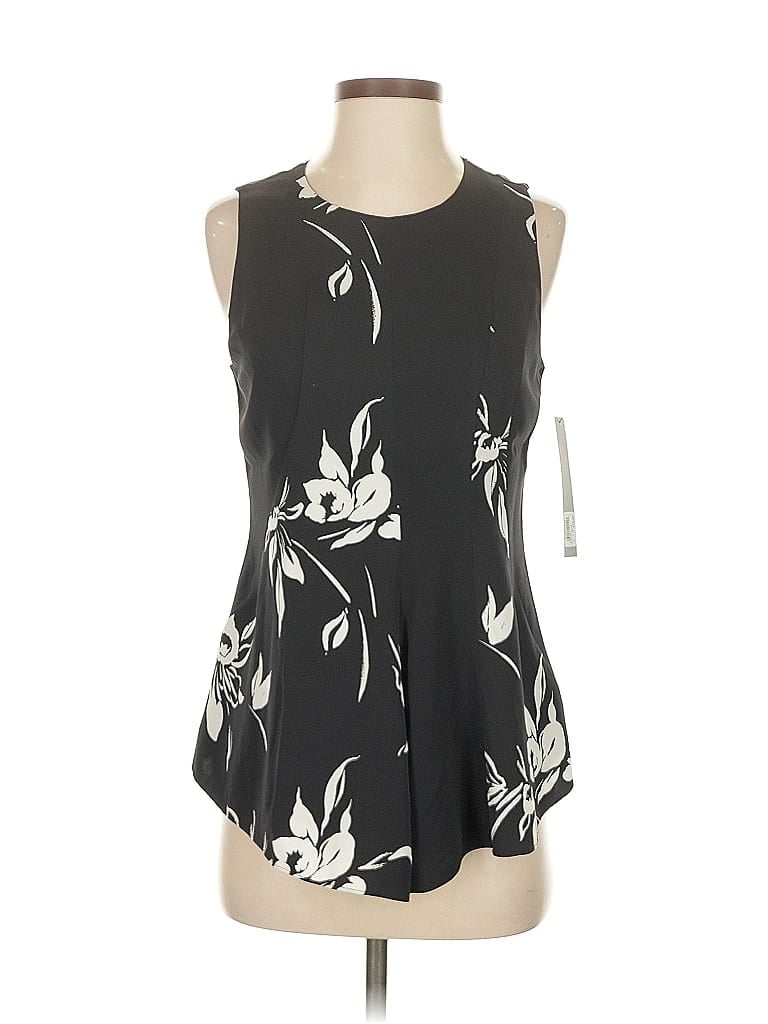 Pre-owned Classiques Entier Sleeveless Blouse In Black