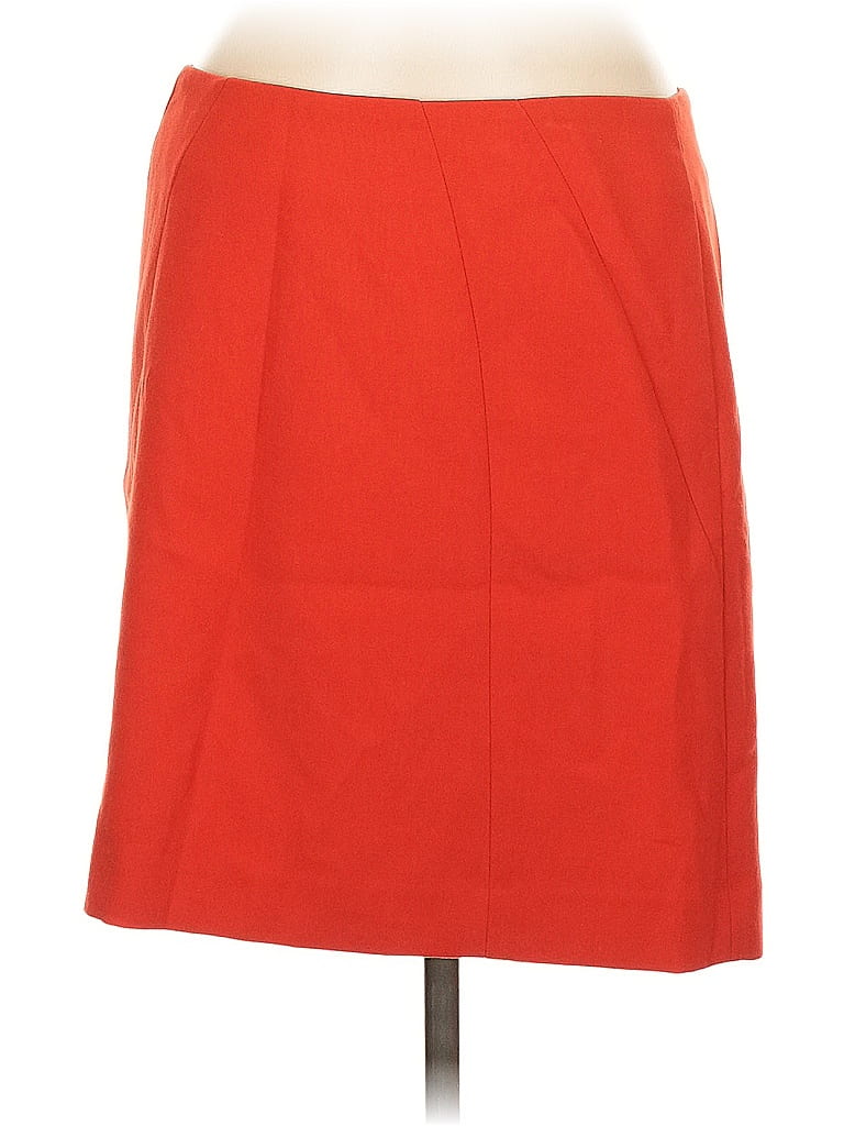 Pre-owned Ann Taylor Loft Formal Skirt In Red