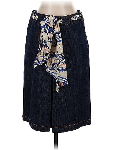 Salvatore Ferragamo Vintage Denim Skirt (view 1)