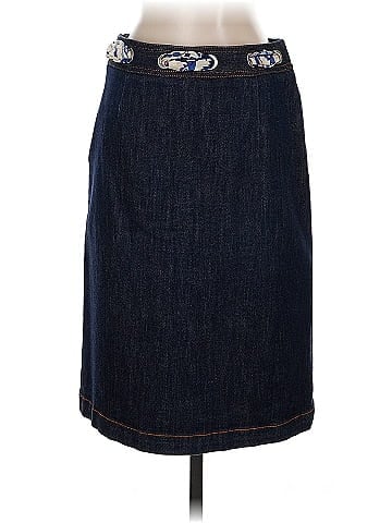 Salvatore Ferragamo Vintage Denim Skirt (view 2)