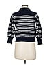 Rebecca Taylor Stripes Blue Wool Pullover Sweater Size M - photo 2