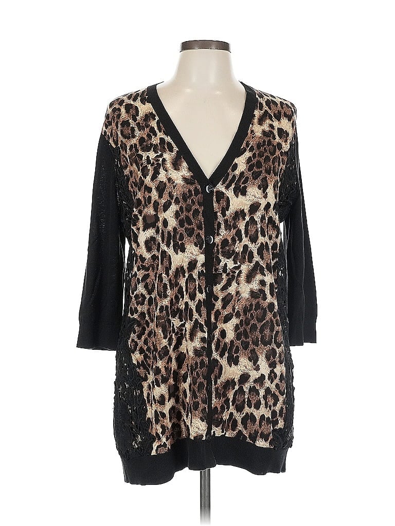Click to view more detailed imagery on our partner's website Pre-owned Chico's Cardigan Sweater In Black