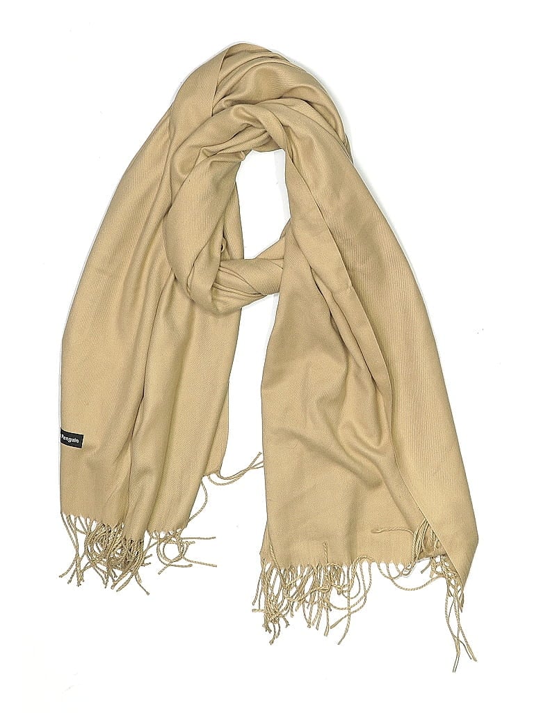 Pre-owned Assorted Brands Scarf In Brown