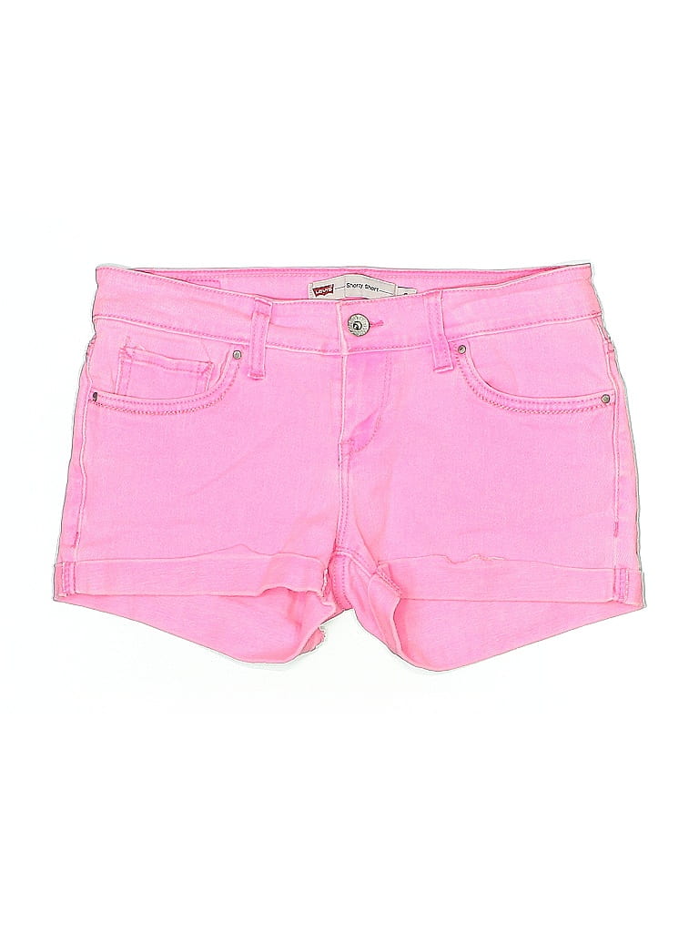 Pre-owned Levi's Denim Shorts In Pink