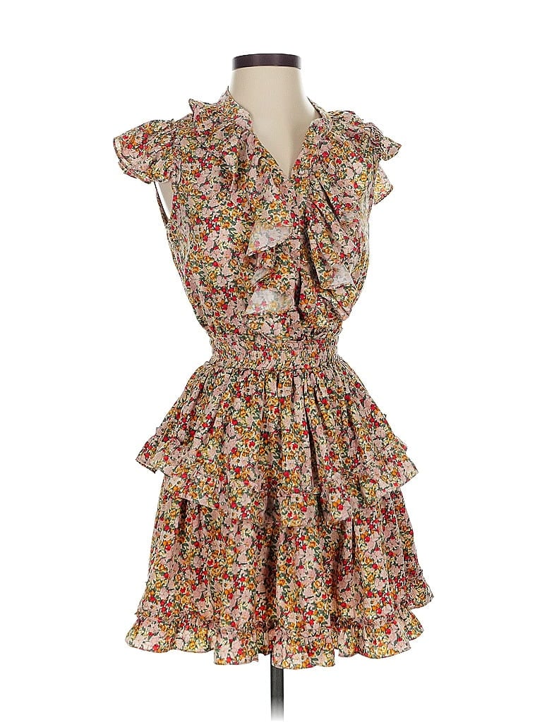 Pre-owned Buddy Love Casual Dress In Brown