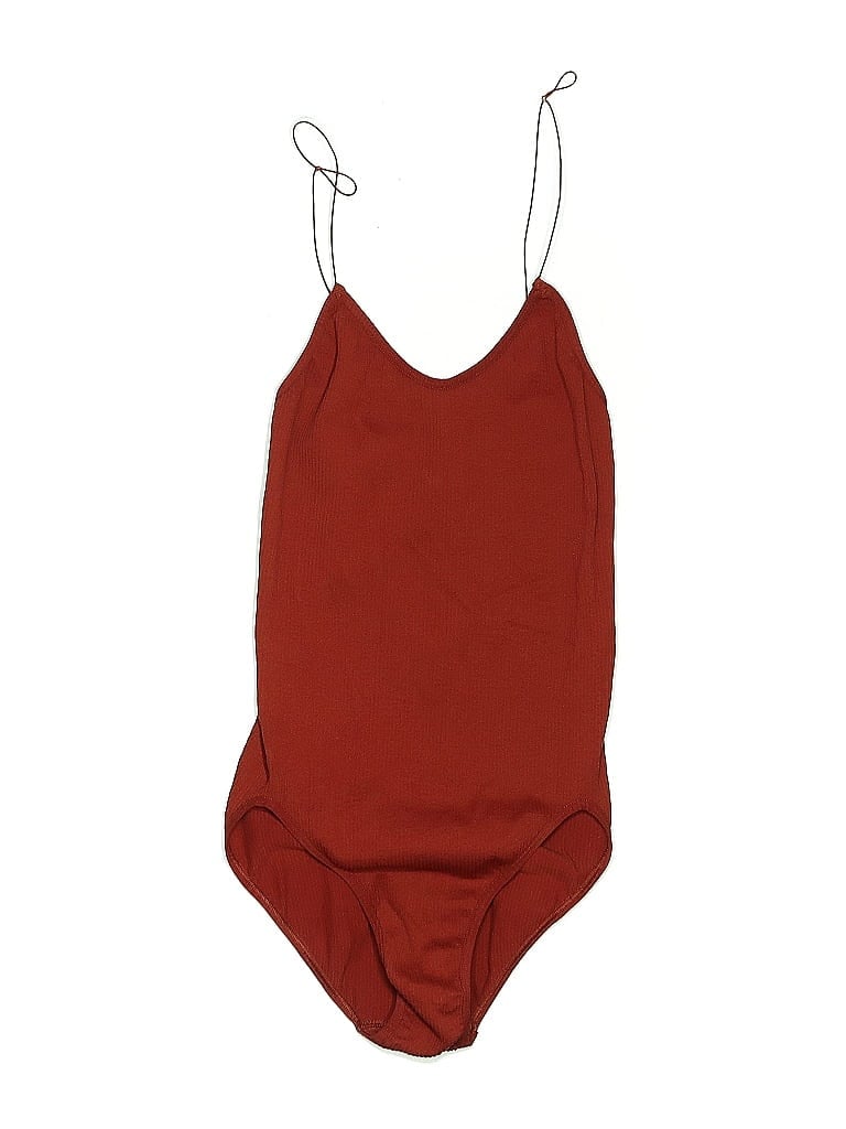 Pre-owned Out From Under Bodysuit In Orange