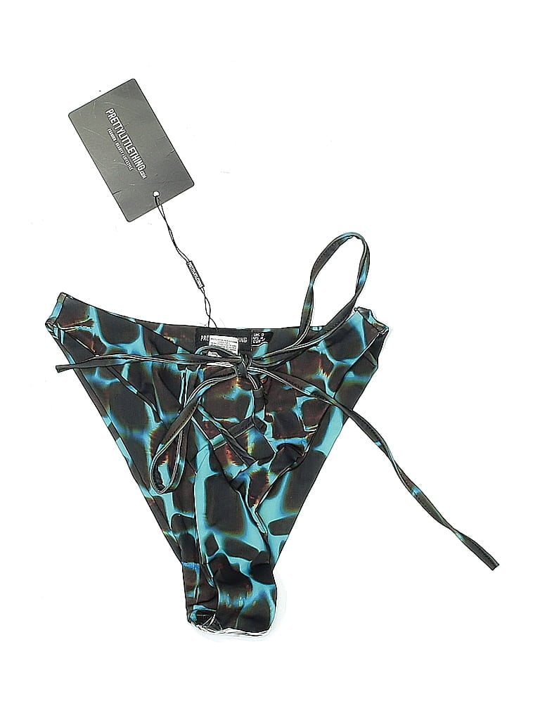 Prettylittlething Swimsuit Bottoms In Blue