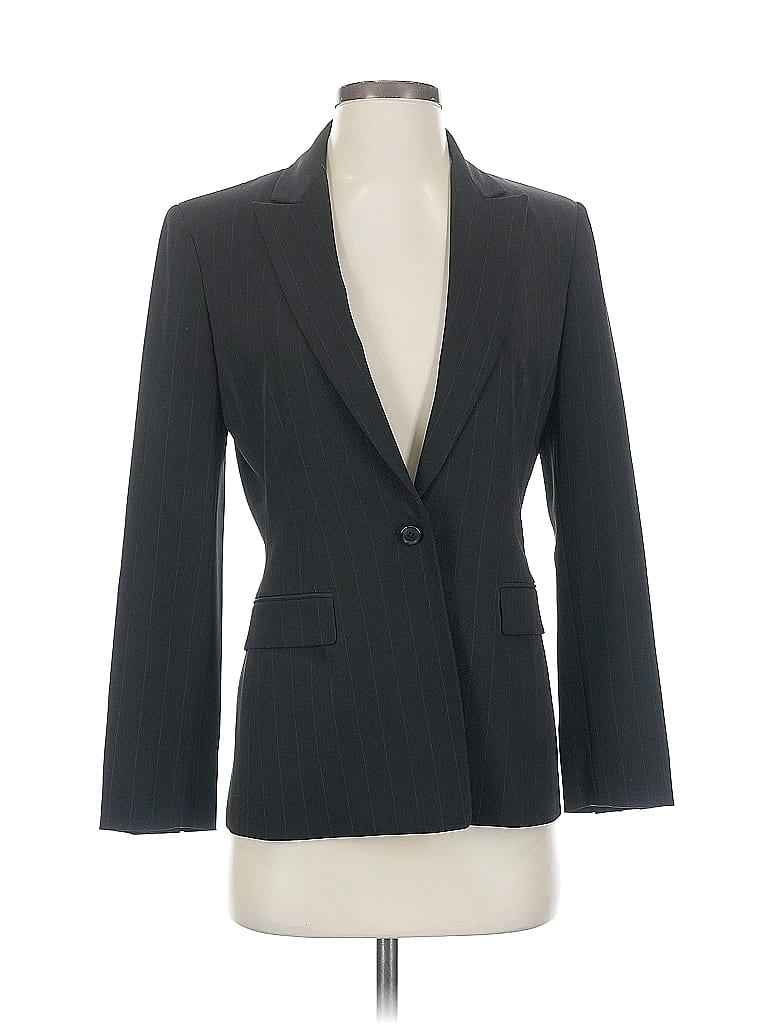 Pre-owned Tahari Blazer Jacket In Gray