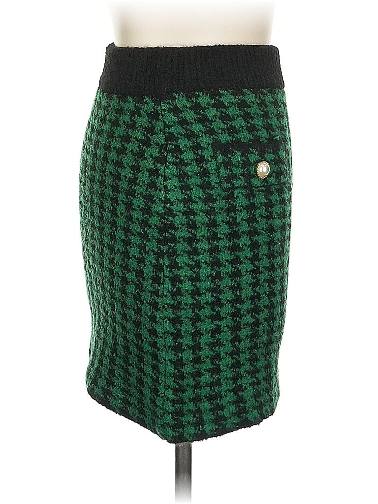 Pre-owned Mng Casual Skirt In Green