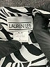 Lauren Lee 100% Polyester Silver Short Sleeve Blouse Size L - photo 7