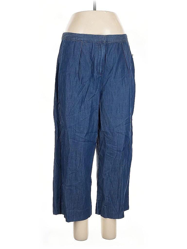 Pre-owned Dana Buchman Casual Pants In Blue