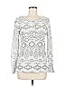 Dylan Silver Gray Long Sleeve Blouse Size M - photo 1