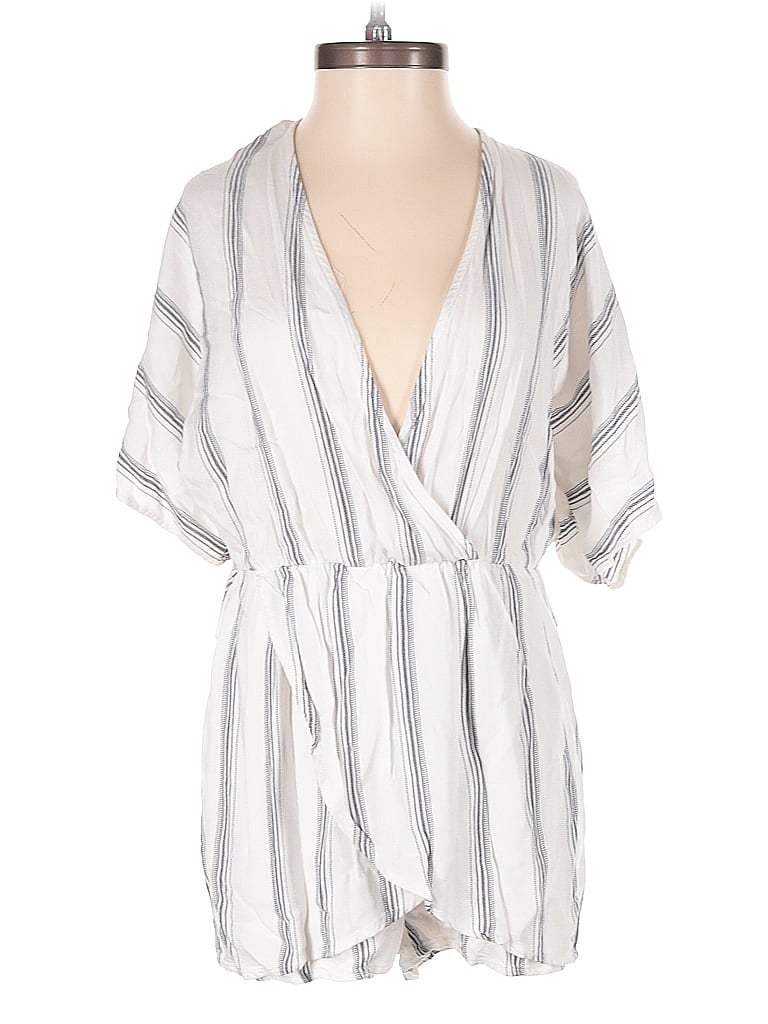 Pre-owned Emory Park Romper In White