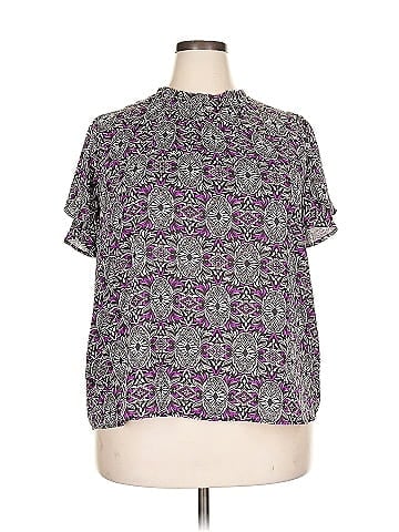 Ann Taylor LOFT Outlet Short Sleeve Blouse (view 1)
