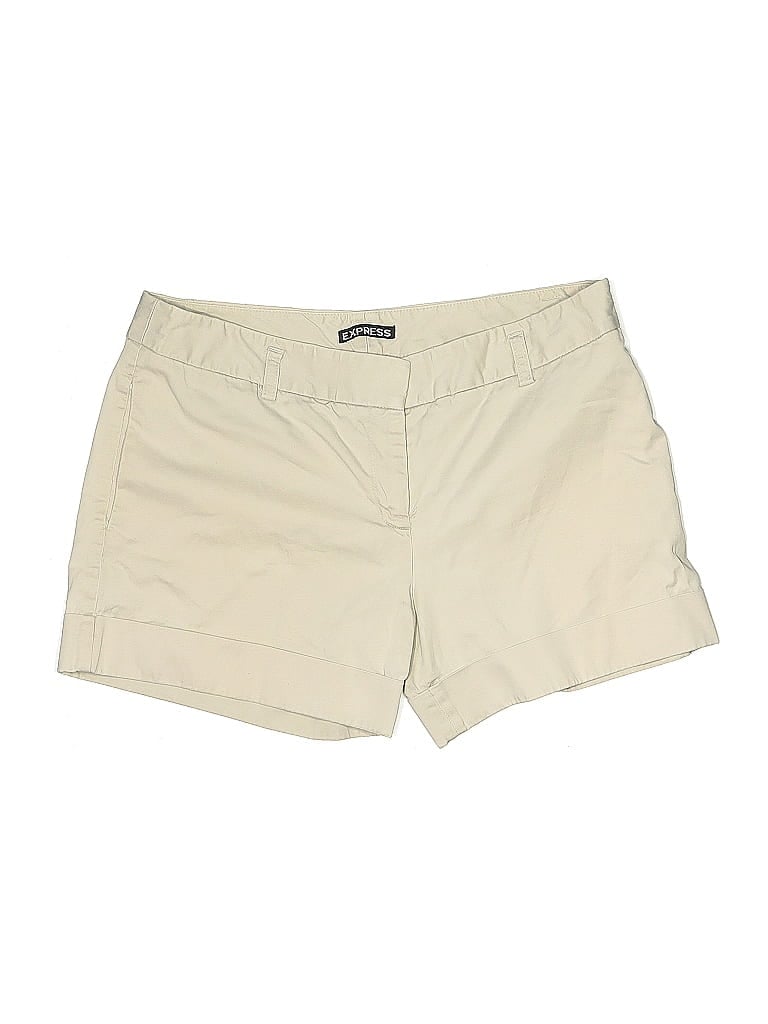 Pre-owned Express Khaki Shorts In Brown