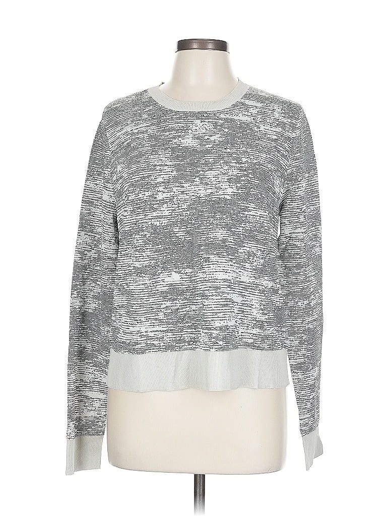 Pre-owned Jason Wu Pullover Sweater In Silver