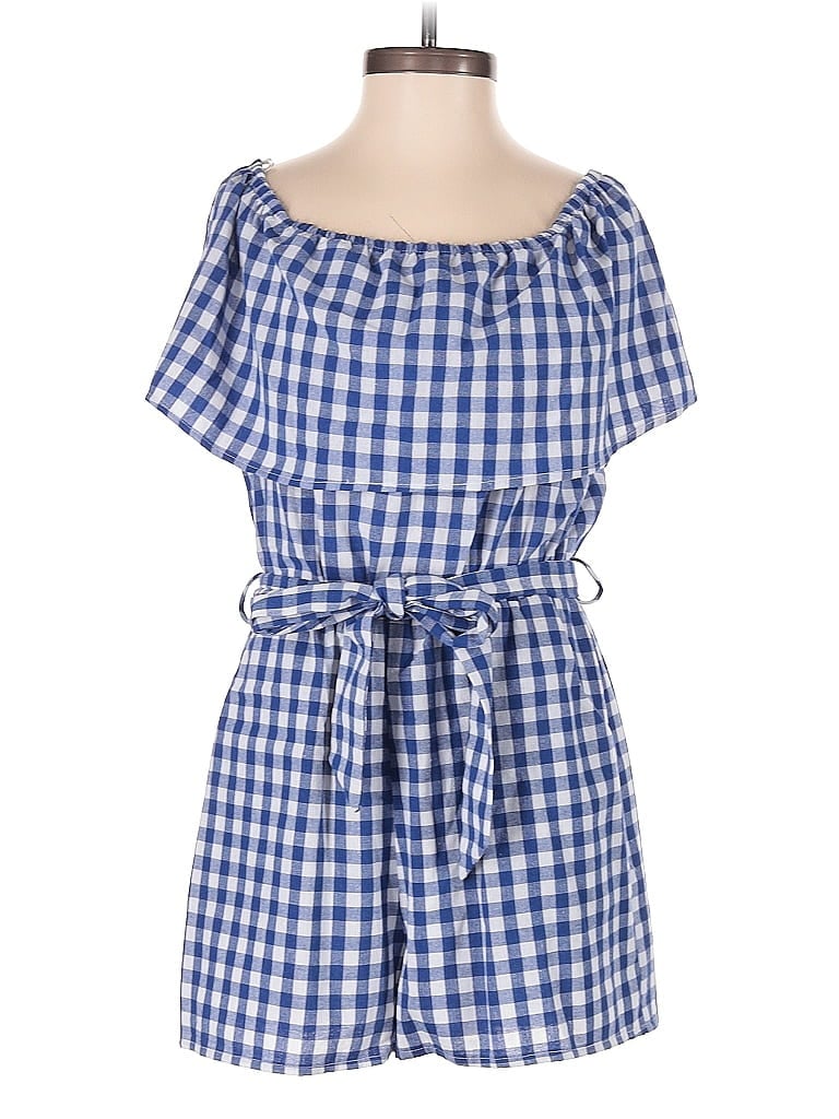 Pre-owned Hyfve Romper In Blue