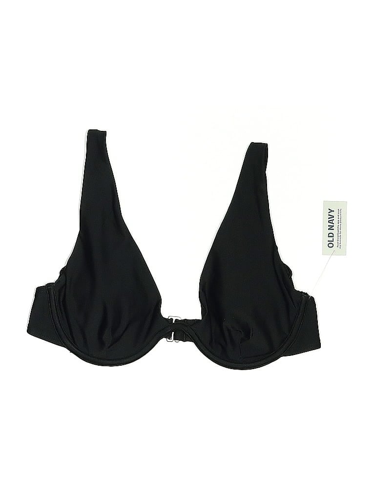 Pre-owned Old Navy Swimsuit Top Black Swimwear