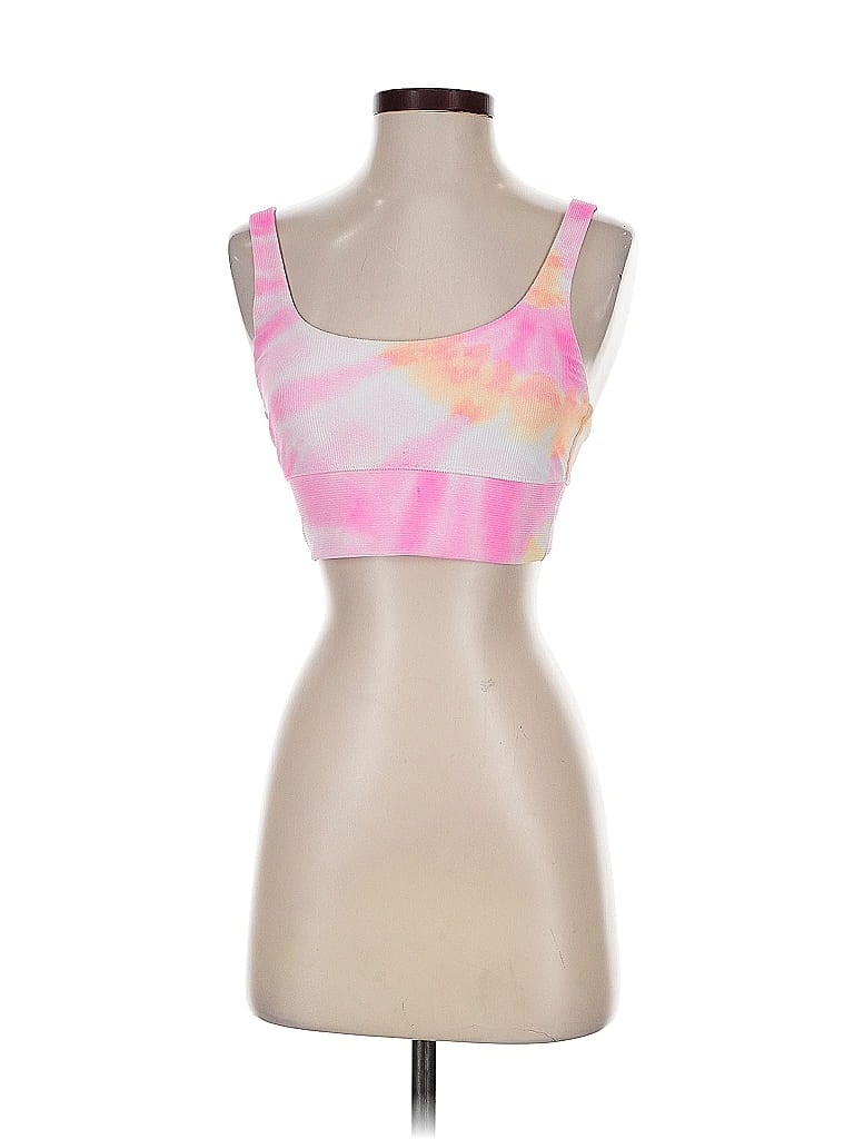 Pre-owned Beachriot Sport Tank Top Pink Strapless Neckline Tops