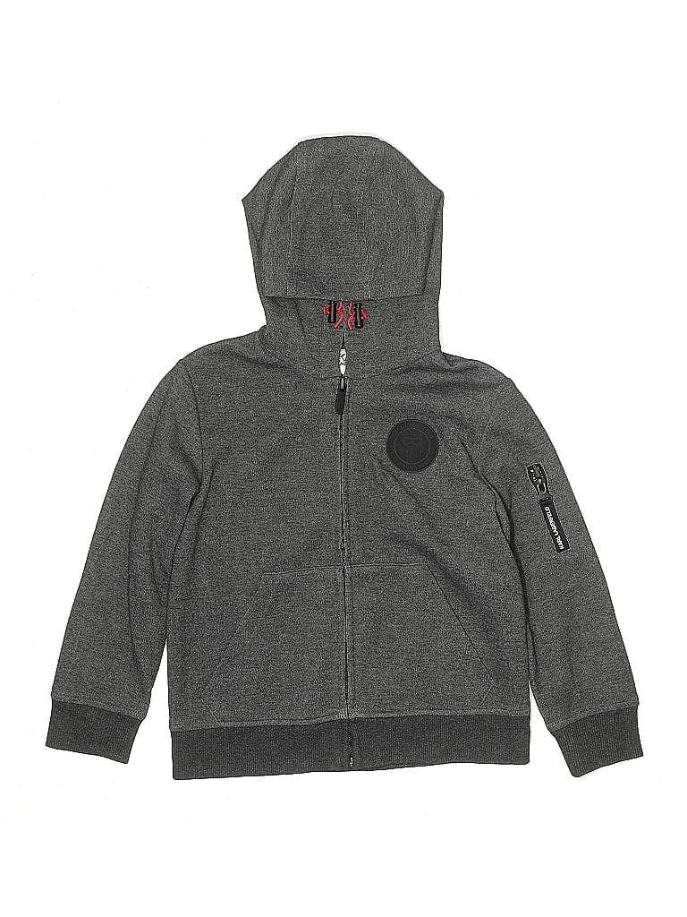 Click to view more detailed imagery on our partner's website Pre-owned Karl Lagerfeld Kids' Zip Up Hoodie In Gray