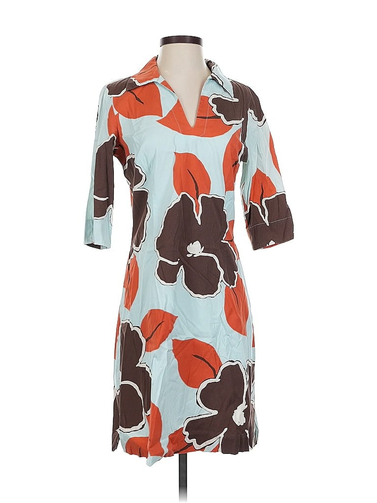 Pre-owned J. Mclaughlin Casual Dress In Blue