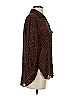Zara Animal Print Brown 3/4 Sleeve Blouse Size XS - photo 4