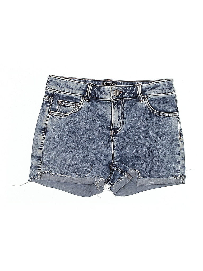 Pre-owned Justice Kids' Denim Shorts In Blue