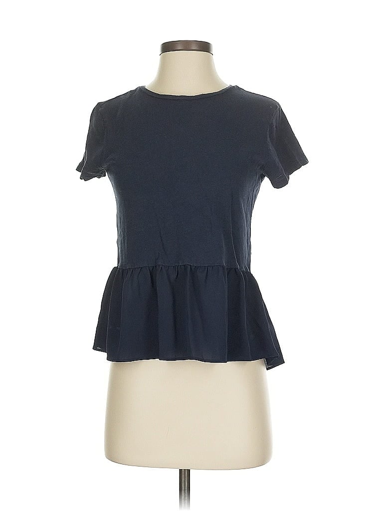 Pre-owned Banana Republic Short Sleeve T-shirt In Blue