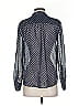 J.Crew Polka Dots Blue Long Sleeve Silk Top Size 0 - photo 2