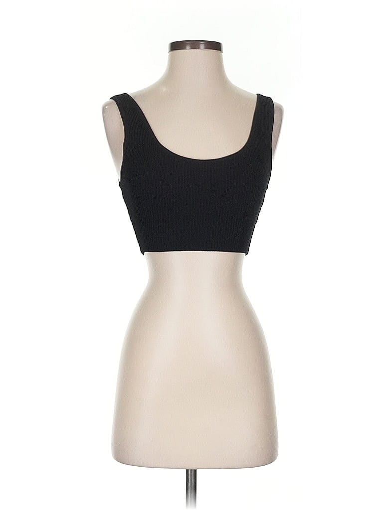 Pre-owned Babaton Sleeveless Top Black Sweetheart Neckline Tops