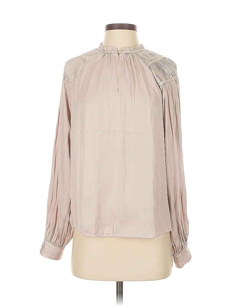 RACHEL ZOE TJX Pre-owned Long Sleeve Blouse In Brown