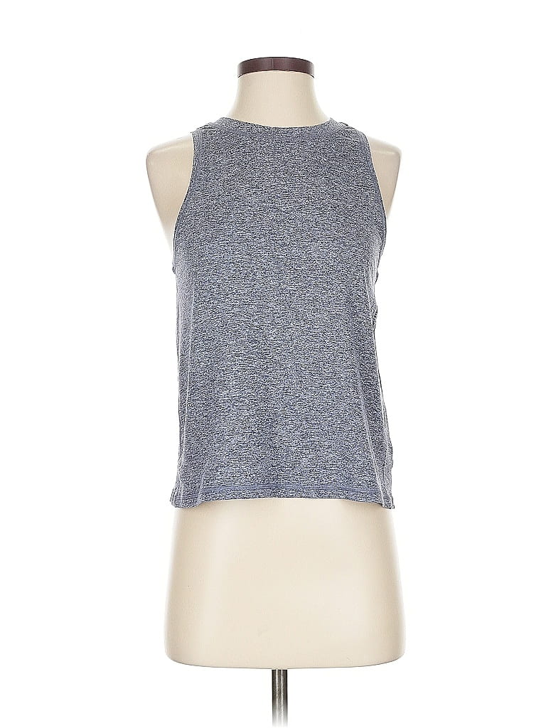 Pre-owned Athleta Sleeveless T-shirt In Gray