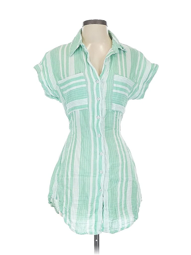 Pre-owned Fashion Nova Casual Dress In Green