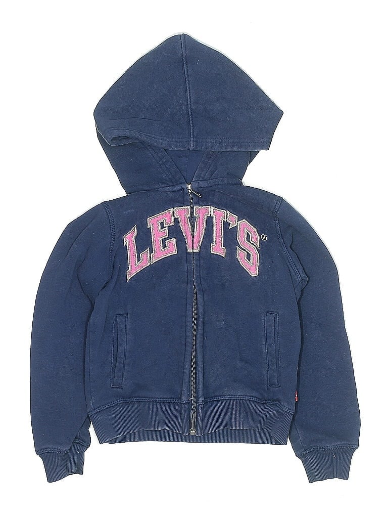 Click to view more detailed imagery on our partner's website Pre-owned Levi's Kids' Zip Up Hoodie In Blue