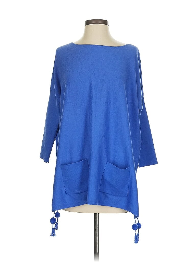 Pre-owned Lilly Pulitzer Poncho In Blue