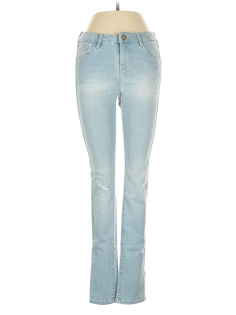 Pre-owned Zara Basic Jeans In Blue
