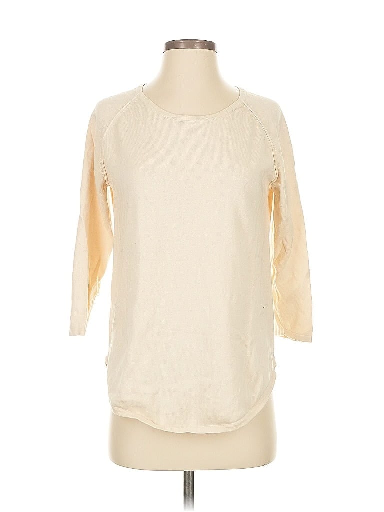 Pre-owned Jeanne Pierre Pullover Sweater In White