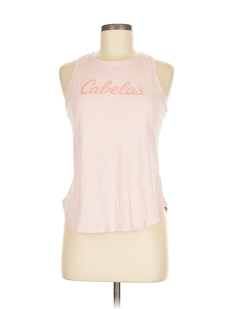 Pre-owned Cabela's Sleeveless T-shirt In Pink