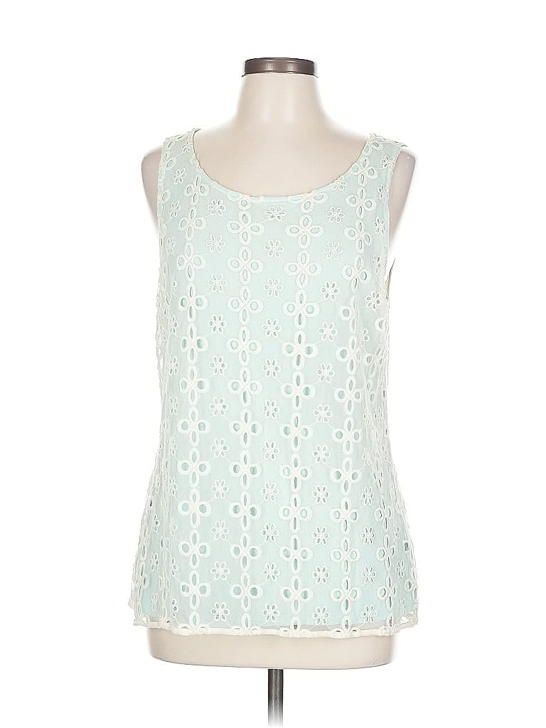 Pre-owned Jennifer Lopez Sleeveless Blouse In Blue