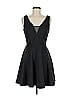 City Studio Solid Black Cocktail Dress Size 7 - photo 1