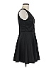City Studio Solid Black Cocktail Dress Size 7 - photo 4