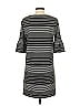 Max Studio Stripes Gray Casual Dress Size XS - photo 2