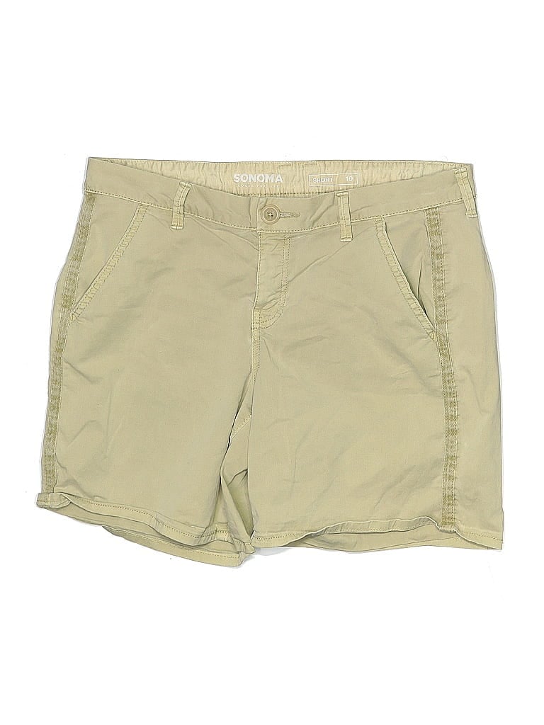 Pre-owned Sonoma Goods For Life Khaki Shorts In Brown