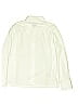 Unbranded Solid Ivory Long Sleeve Button-Down Shirt Size 6 - photo 2