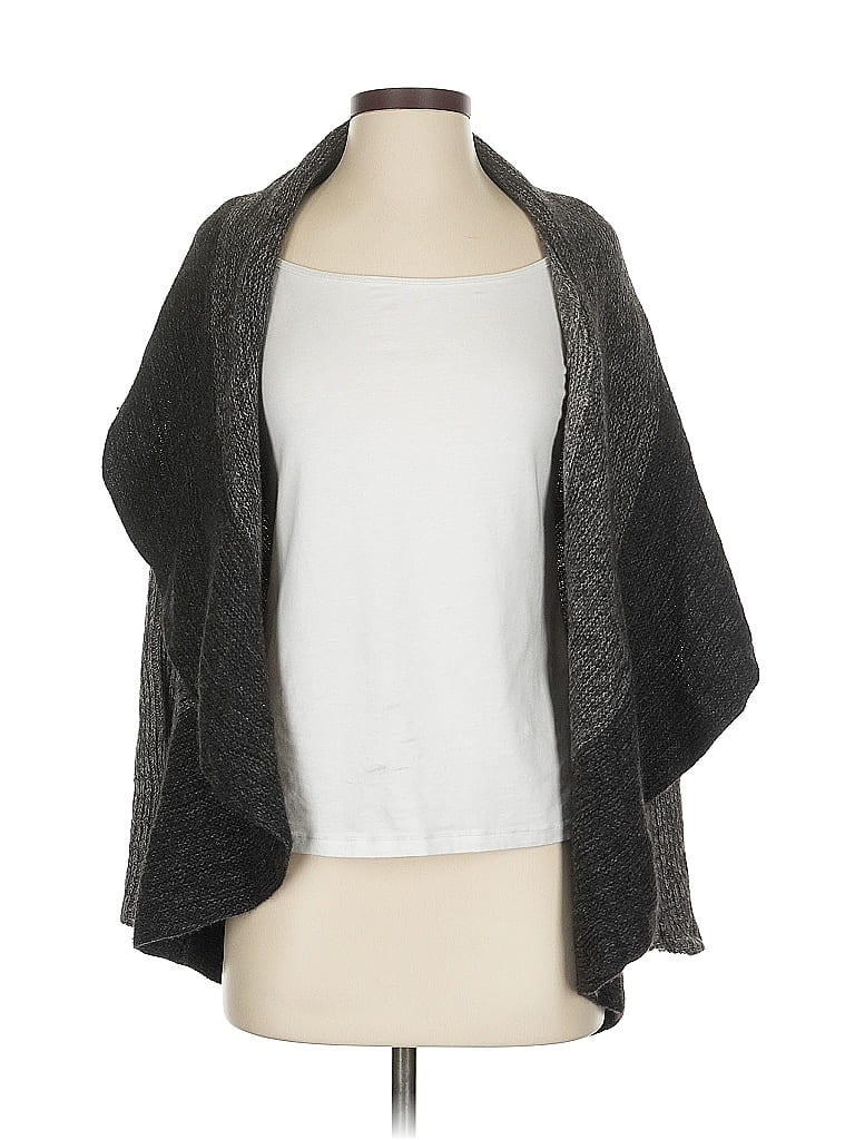 Pre-owned Eileen Fisher Cardigan Sweater In Gray