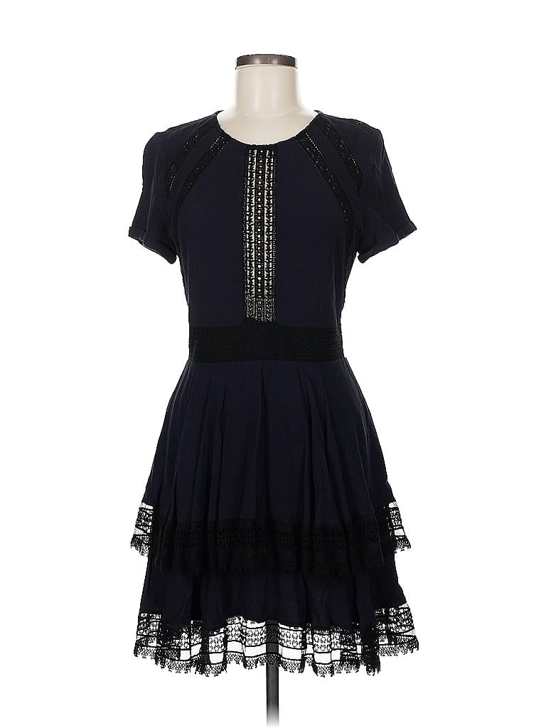 Pre-owned Maje Cocktail Dress In Blue