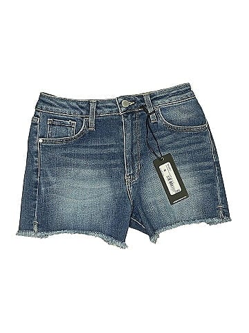 Just Black Denim Shorts (view 1)