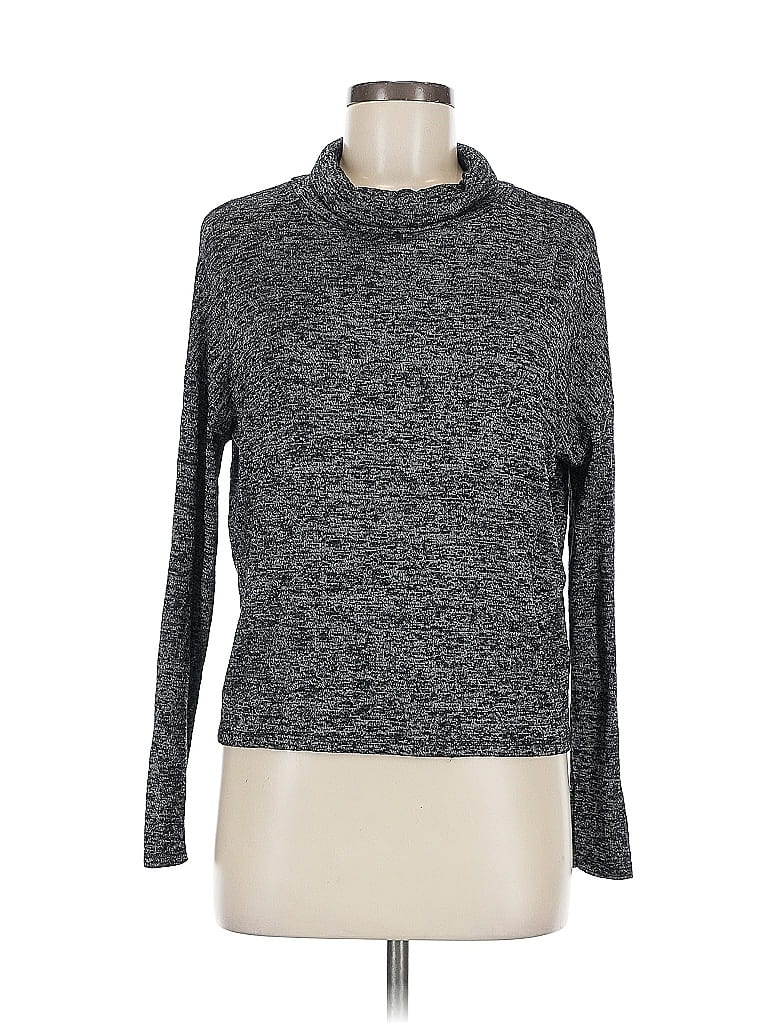 Pre-owned Fashion Nova Turtleneck Sweater In Gray