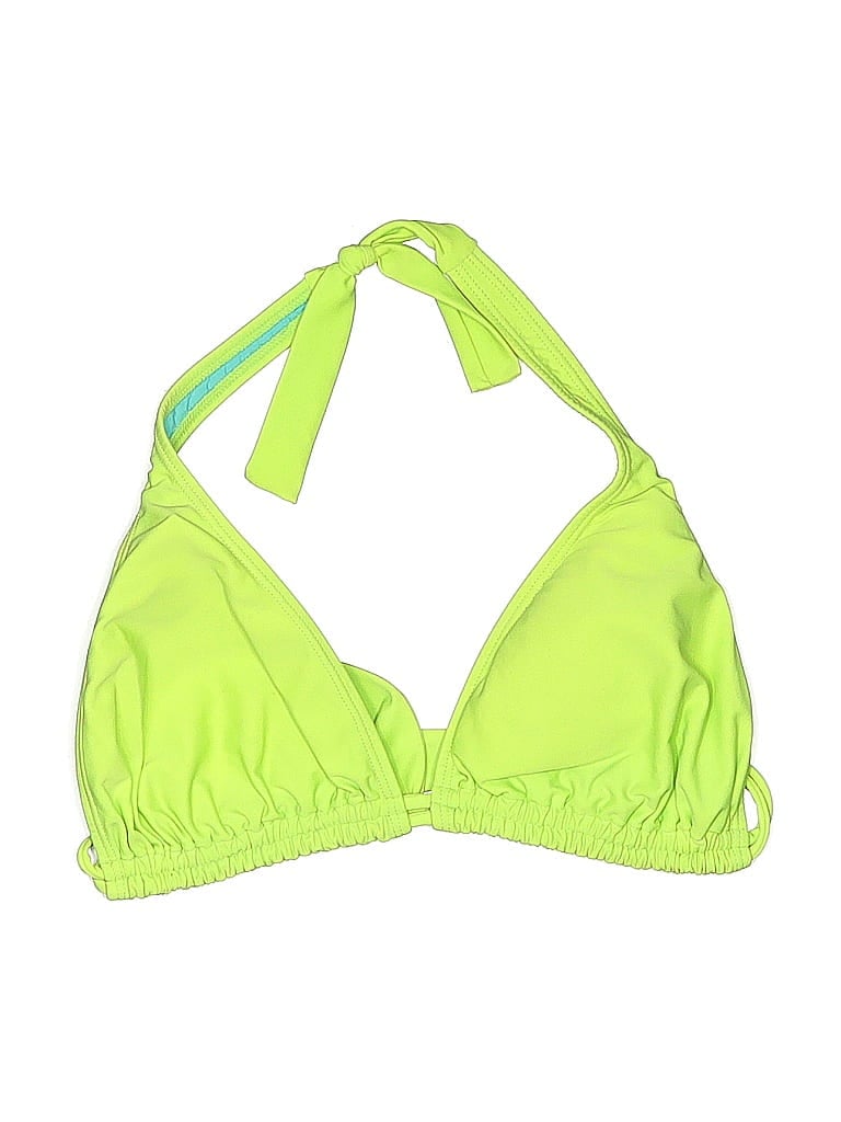 Click to view more detailed imagery on our partner's website Pre-owned Pilyq Swimsuit Top Blue Swimwear